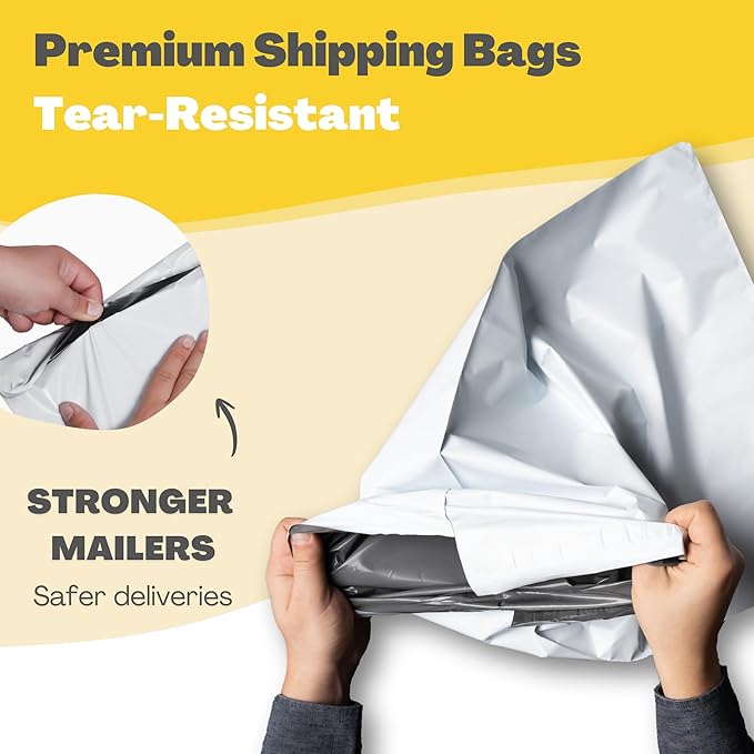 Shipping Bags with Label Pouch - Image 4