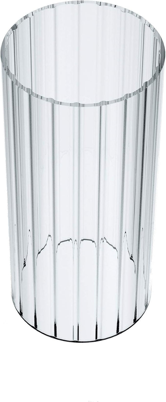 Sunwo Glass Shade Straight Cylinder Glass Lamp Shade Replacement by SUNWO