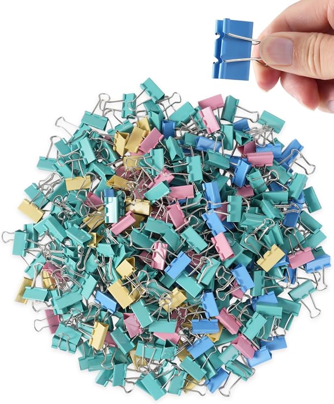 300 Pcs Medium Binder Clips, 1.25 Inch Metal Paper Clips - Image 7