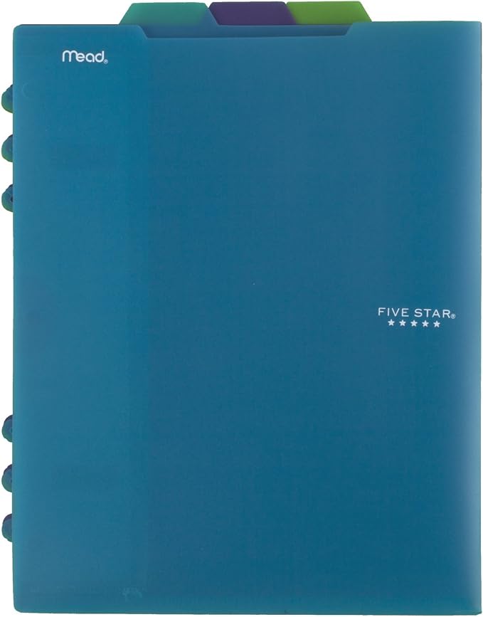 Five Star Pocket Dividers, Fits 3 Ring Binder, Colors Will Vary, 3 Pack - Image 2