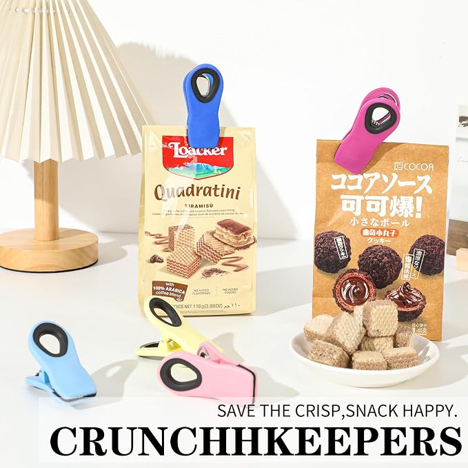 Chip Clips, Bag Clips, Magnetic Bread Food Package - Image 3