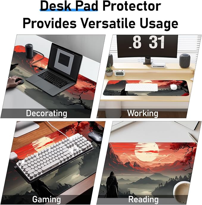 Japanese Gaming Mouse Pad, Non-Slip Rubber Base - Image 7