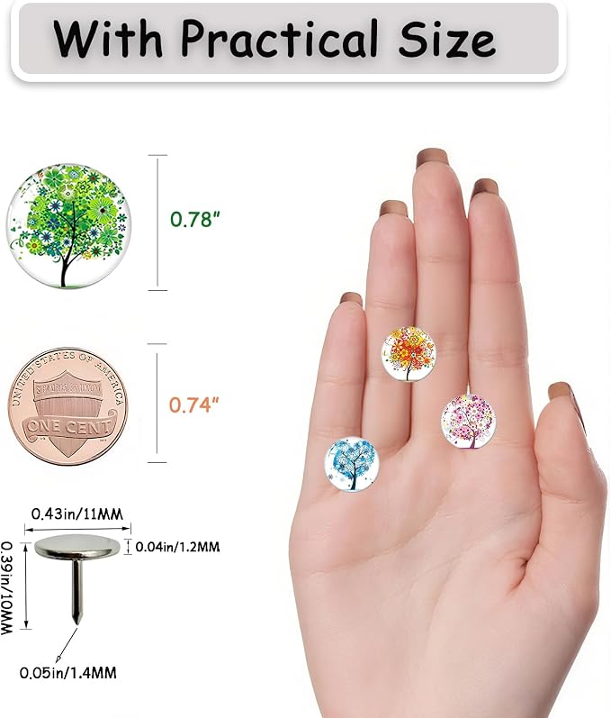 Push Pins, Thumb Tacks, Decorative Push Pins, Cute Thumb Tacks and Pushpins - Image 4
