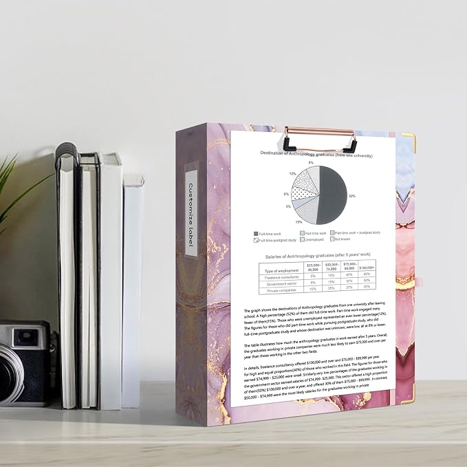 Ospelelf 3 Ring Binder, 2 Inch Letter Size - Image 7