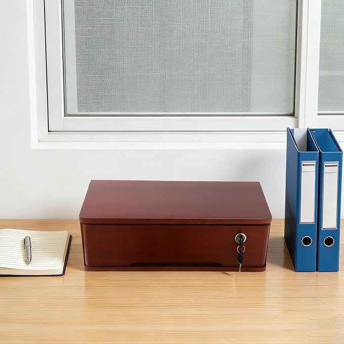 Wooden Desktop Storage Box - Image 6