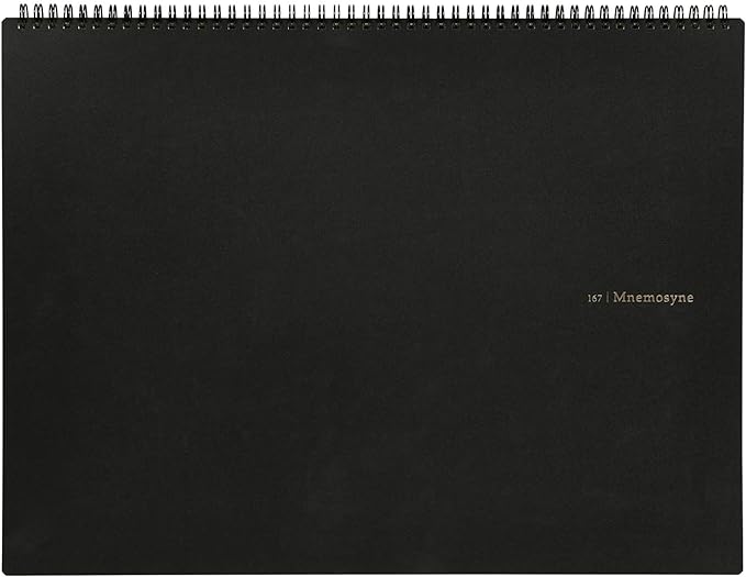 Maruman Mnemosyne Grid Notebook- Horizontal A3 Layout, 12.68" x 16.54" by Maruman