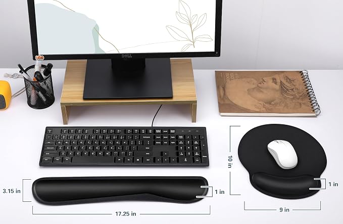 Mouse Pad and Keyboard Wrist Rest- Ergonomic Wrist Rest - Image 8