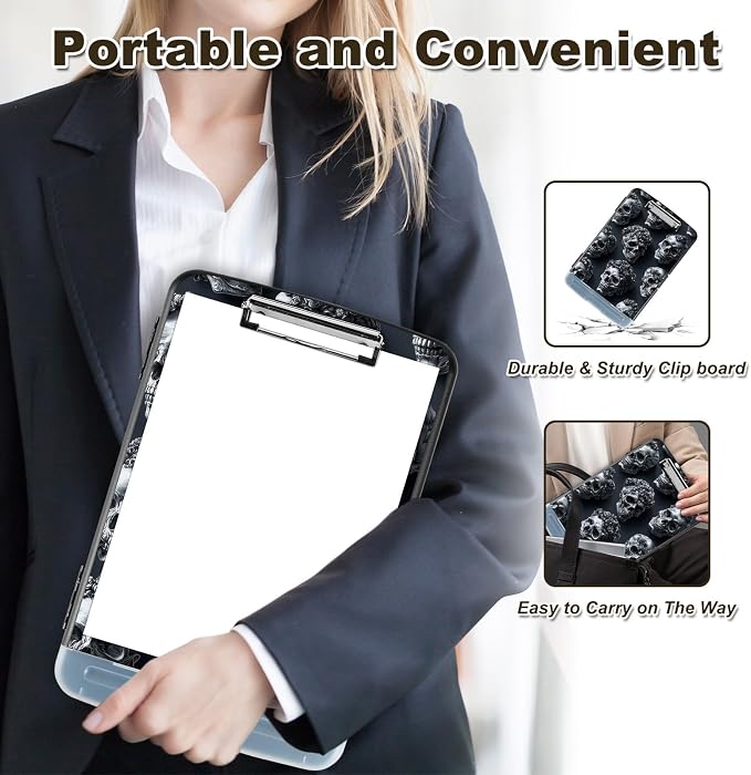 Clipboard with Storage, Nursing Clip Board 8.5 x 11 Storage Organization Box - Image 3