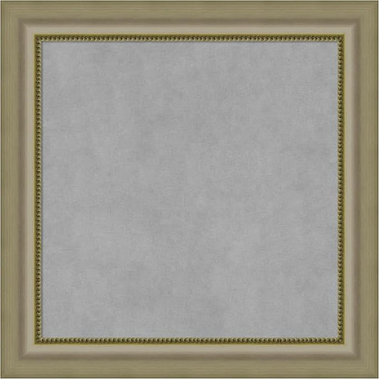 Amanti Art Silver Framed Magnetic Board 25x25 Medium Vision Board by AmantiArt