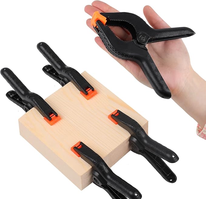 4 Pack Spring Clamps, 6inch Plastic Clips, Backdrop Clips, Big Clamps Heavy Duty - Image 6