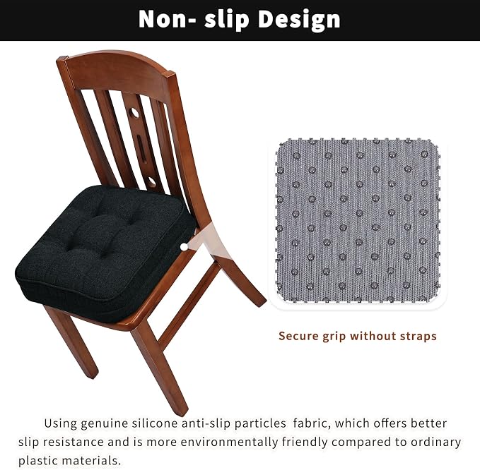 GOFORIT Memory Foam Seat Cushion，Kitchen Chair Cushions - Image 4