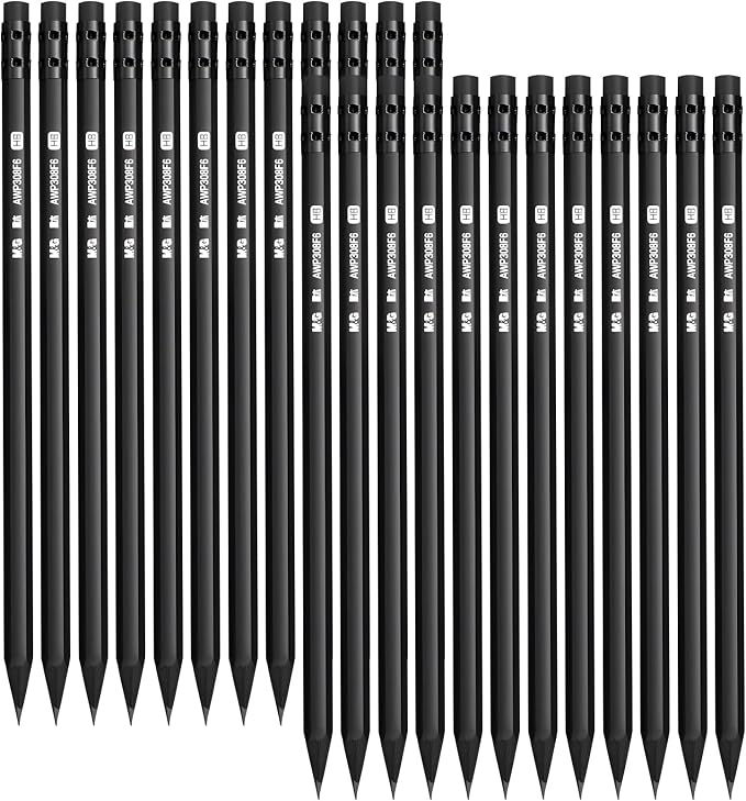 M&G Wood-Cased HB Pencils, 24 Pack Pre-Sharpened Pencils by MG