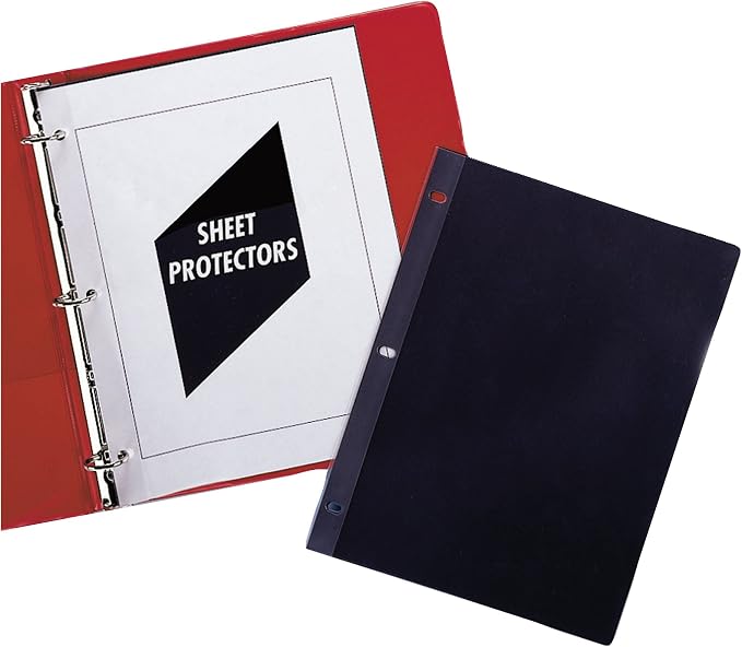 C-Line Traditional Polypropylene Sheet Protectors, Heavyweight, 11 X 8.5 - Image 2