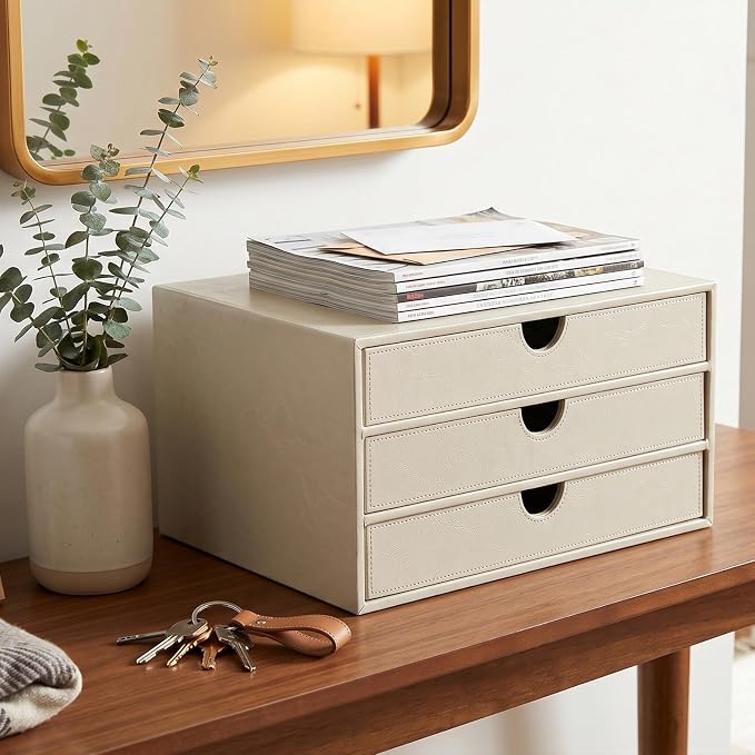 UnionBasic Document Organizer, 3-Drawer File Cabinet Document Storage Box - Image 3