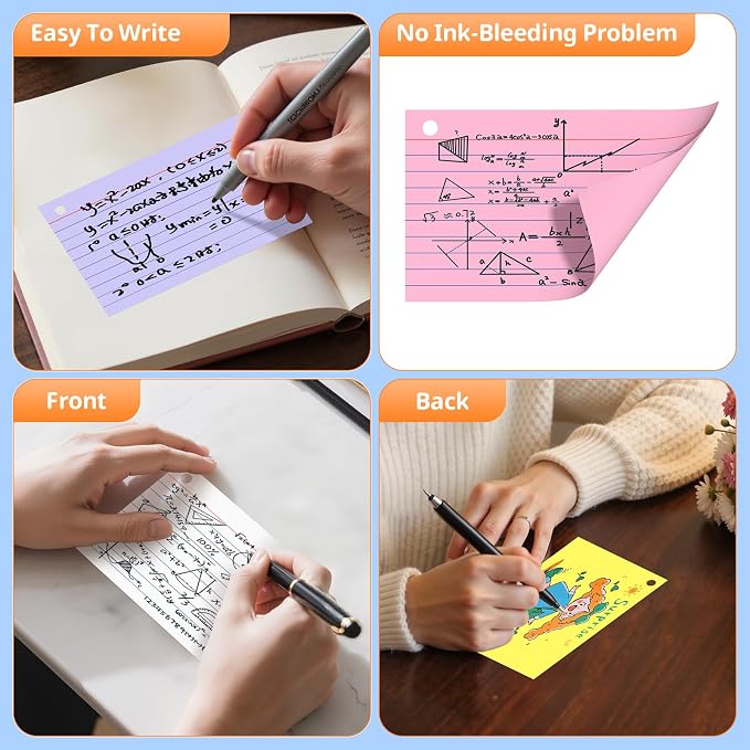 Index Cards 3x5 Inches, Colored Flash Cards - Image 3