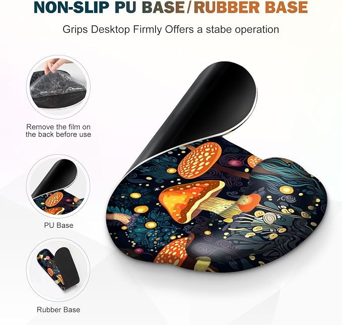 Gaming Mouse Pad, Large Desk Mat, Cute Desk Pad Protector, 4in1 XXL Mousepad + - Image 6