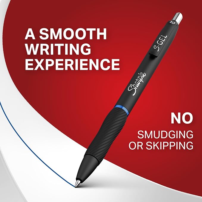 Sharpie S-Gel Gel Pens, Bold Point, Journaling, Note-Taking, Teacher Supplies - Image 2