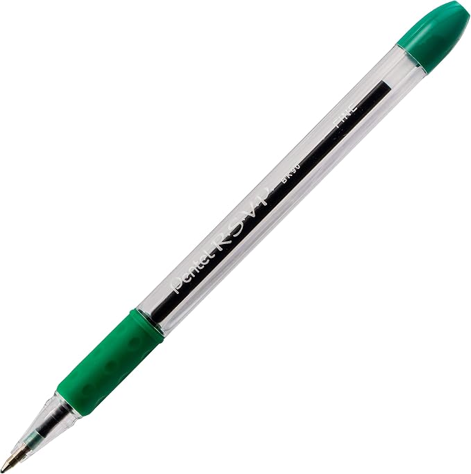 Pentel RSVP Ballpoint Pen, Fine Line, Box of 12 - Image 3