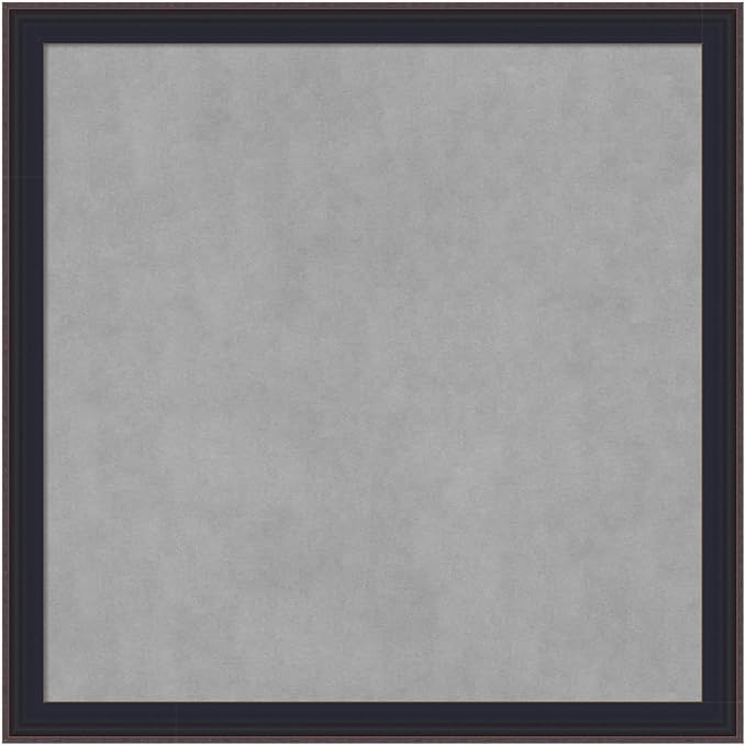 Amanti Art Black Framed Magnetic Board 27x27 Medium Vision Board by AmantiArt