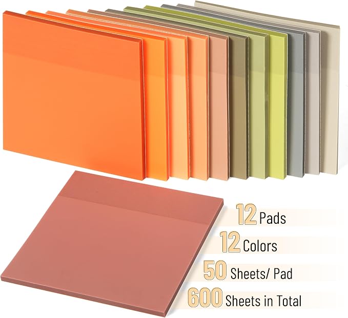 Mr. Pen- Transparent Sticky Notes, 12 Pads, 600 Sheets | See Through - Image 2