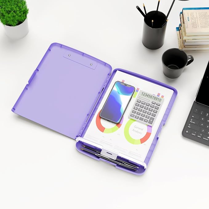 Hongri Clipboard with Storage with Pen Holder, Folder Nursing Clip Board 8.5 x - Image 6