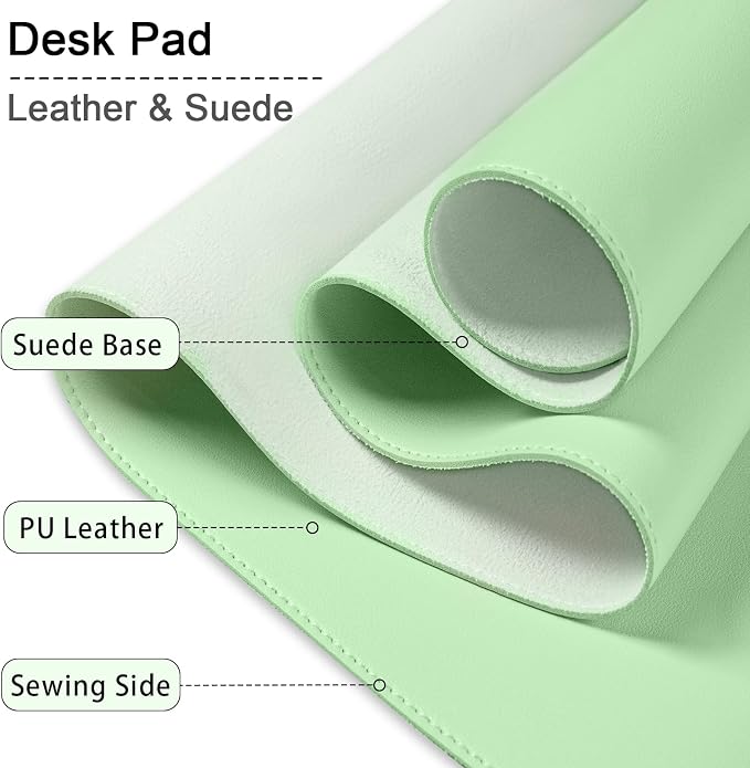 Non-Slip Desk Pad, PU Leather Desk Mat - Image 3