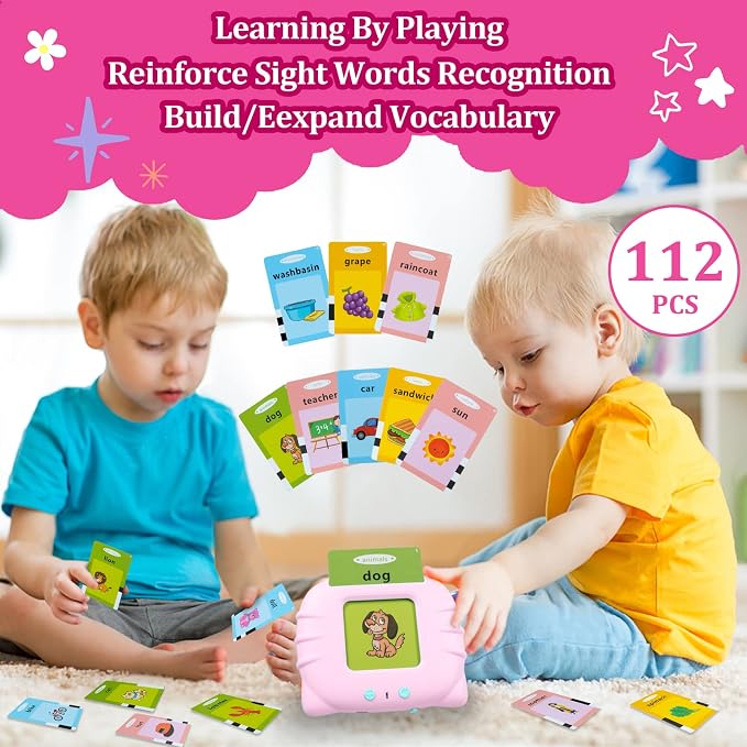 QuTZ ABC Learning Flash Cards for Toddlers 2-4, Autism Toys, Speech Therapy - Image 5