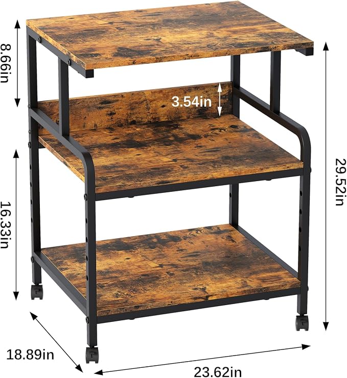 Arbuxzuy Large Printer Stand - Image 4