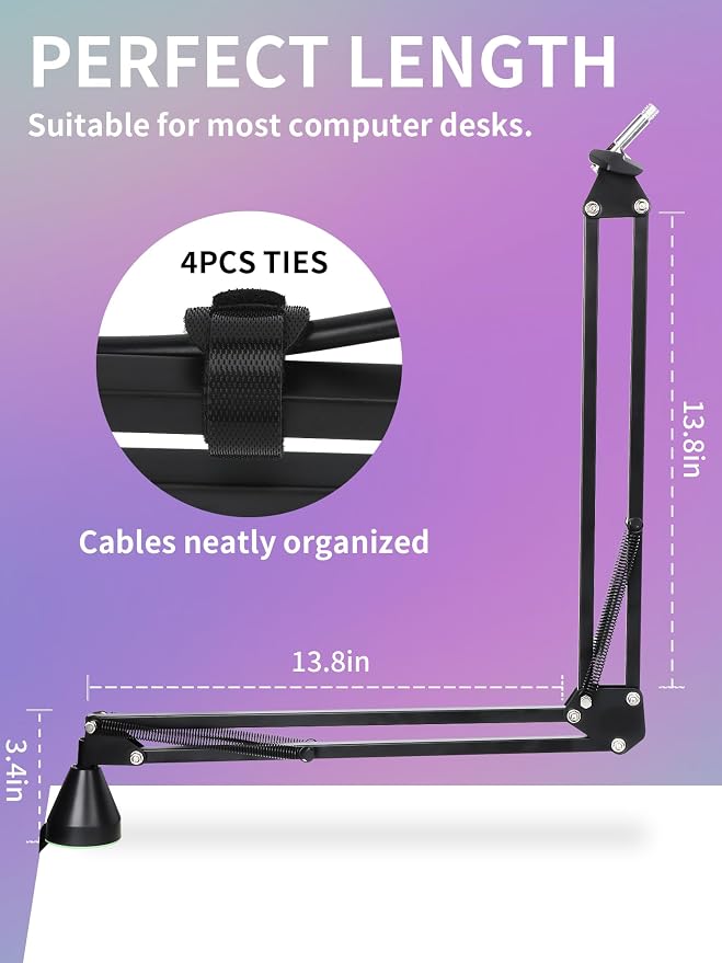 Low Profile Mic Boom Arm - Image 3