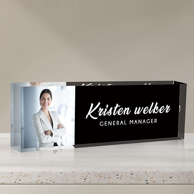 Desk Name Plate Personalized, Custom Name Plates - Image 2