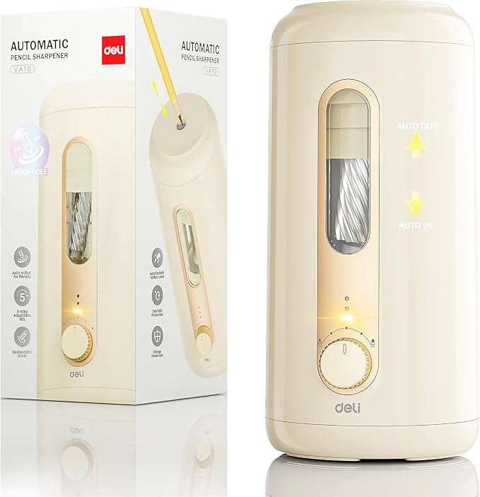 Electric Pencil Sharpener, Fully Automatic Pencil Sharpener by delioffice