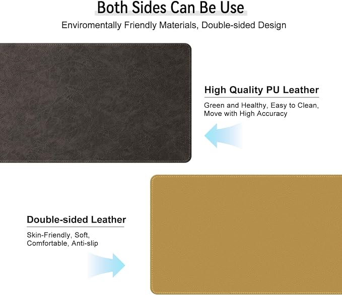 Imitation Crazy Horse Leather Desk Mat - Image 3