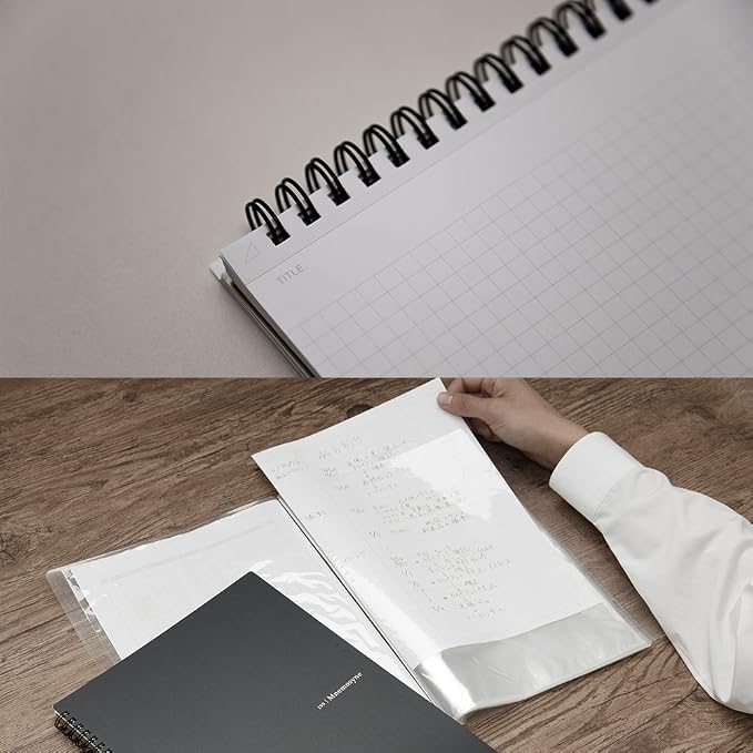 Maruman Mnemosyne Dot Grid Notebook- B5, 9.92" x 7.56", 80 Sheets / 160 Pages - Image 9