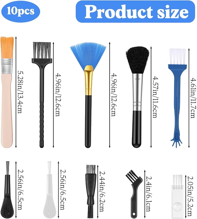 10 Pcs Keyboard Cleaning Brush, Shimmeroo Electronic Cleaning Brush Anti Static - Image 2