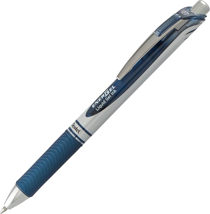 Pentel EnerGel RTX Retractable Liquid Gel Pen, Metal Tip, Medium Line - Image 2