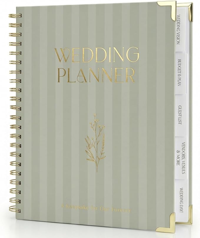 Beautiful Wedding Planner Book and Organizer by ZICOTO