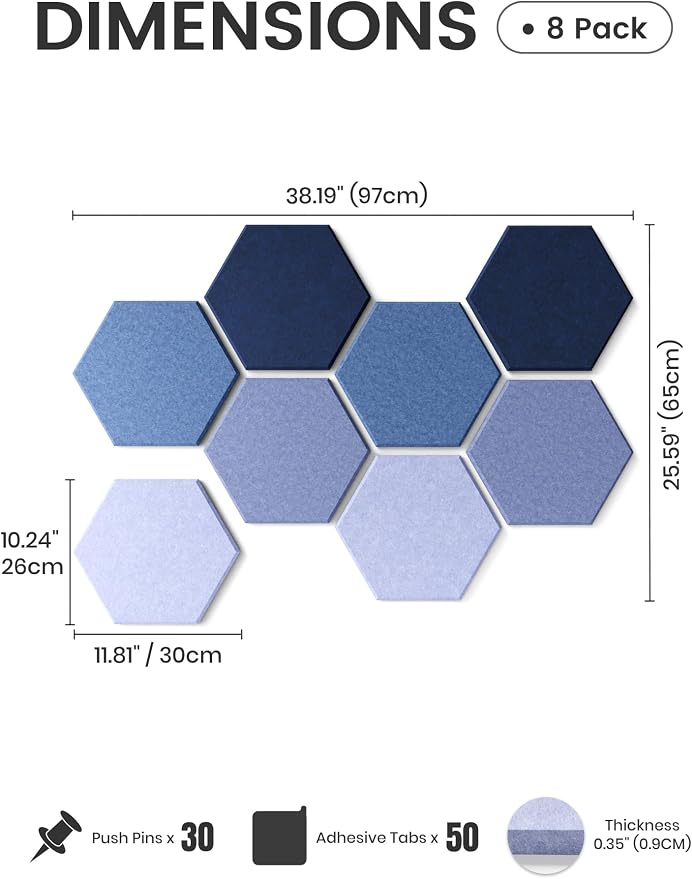 Fluxynara Hexagon Cork Board Alternative - Image 2