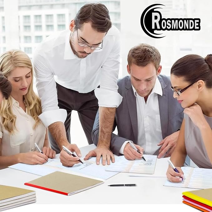 Rosmonde 50 Pack A5 Kraft Notebook, 120 Pages Thick Notebook, Long Lasting - Image 9