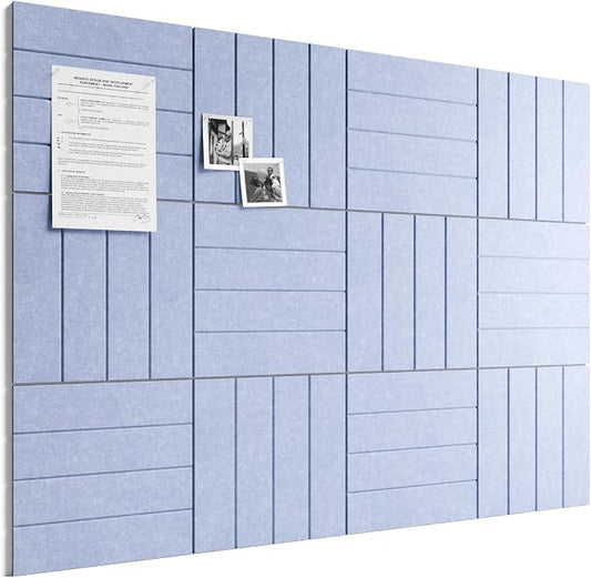 Bumusty Large Cork Board Alternative-48 x 36" Felt Bulletin Board Tiles by BUMUSTY