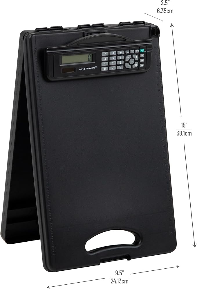 Mind Reader Clipboard with Storage and Calculator, Medical Clipboard, Nursing - Image 3