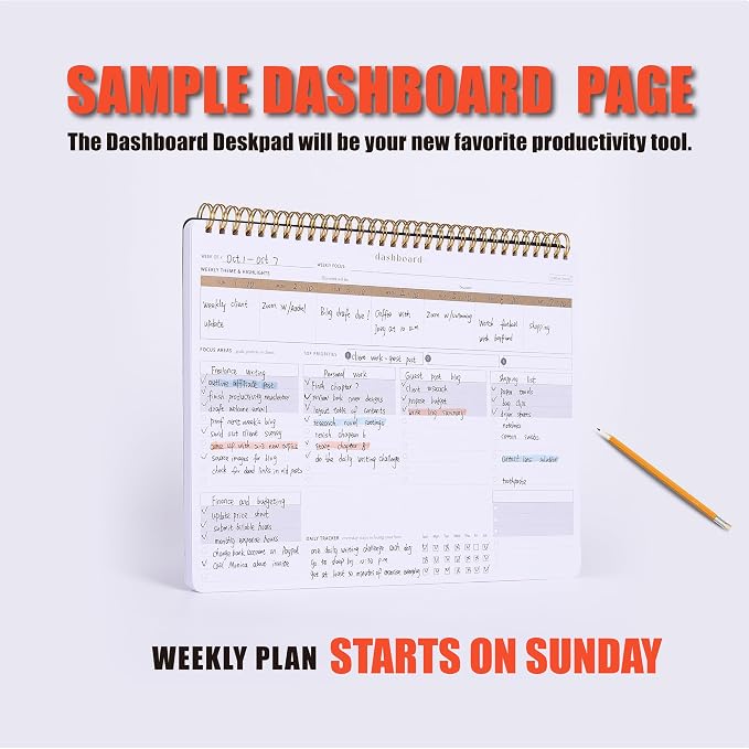 ZERONE CENTRE Productivity Weekly Planner - Image 4