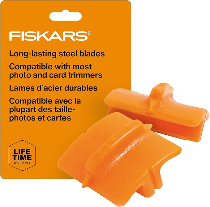 Fiskars Trimmer Replacement Blades, Precision-Ground Steel by Unknown