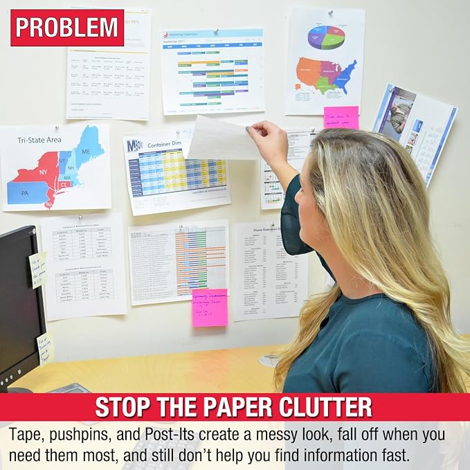 Ultimate Office AdjustaView 20-Pocket Desk Reference Organizer - Image 2