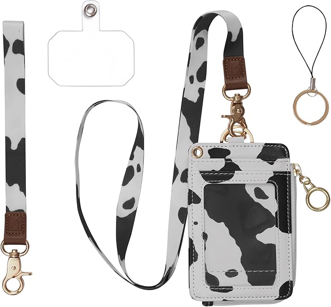MONDO DESIGNS 2-in-1 ID Badge Holder & Lanyard Wallet by MondoDesigns