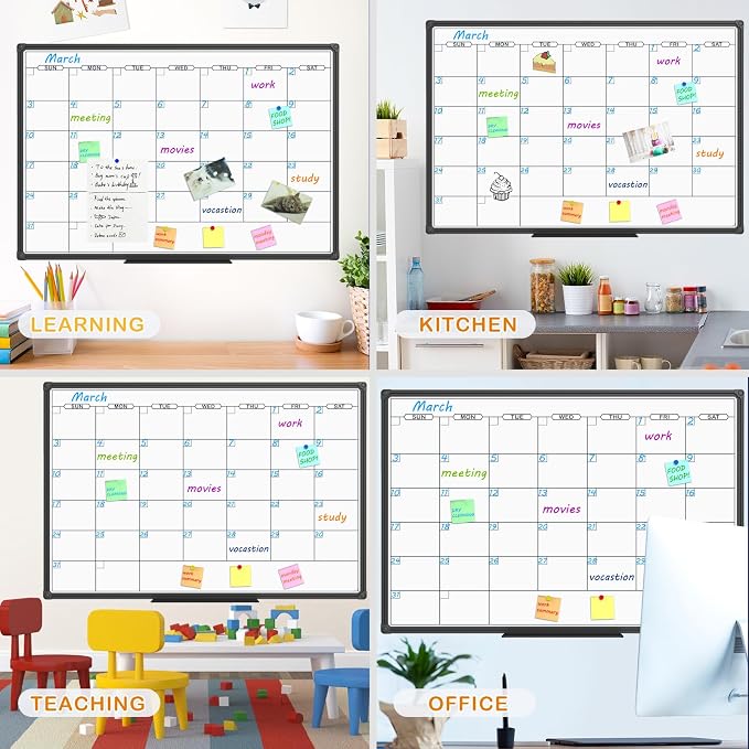 JILoffice Dry Erase Calendar Whiteboard - Image 3