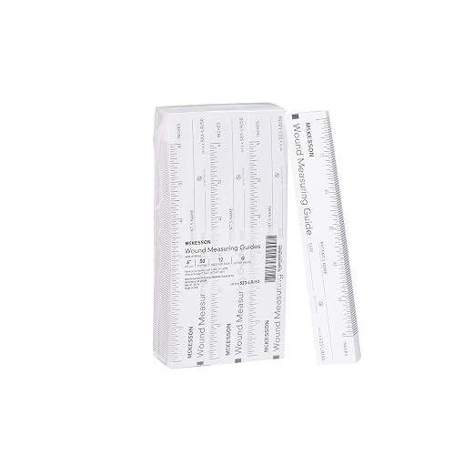 McKesson Wound Measuring Guide Ruler, Non-Sterile, 6 in by McKesson