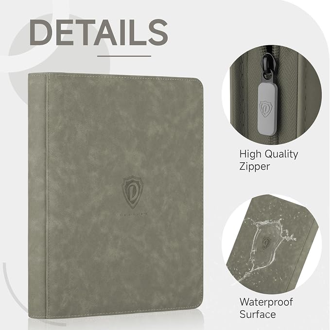 9 Pocket Card Binder, 360 Pockets Trading Card Binder, Double Sided Pocket - Image 2