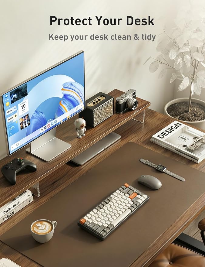 Aothia Faux Leather Desk Mat - Image 8