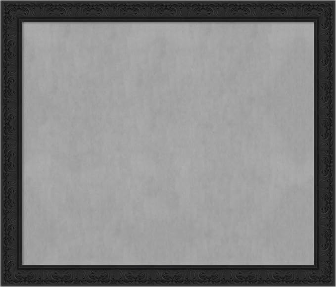 Amanti Art Black Framed Magnetic Board 47x55 Oversize Vision Board by AmantiArt
