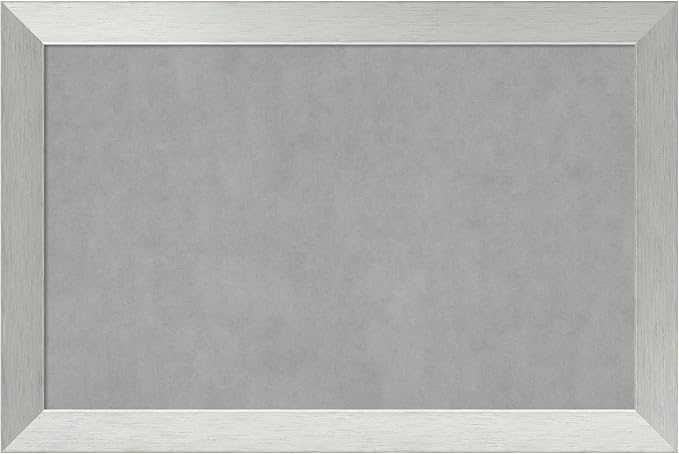 Amanti Art Silver Framed Magnetic Board 24x36 Large Vision Board by AmantiArt